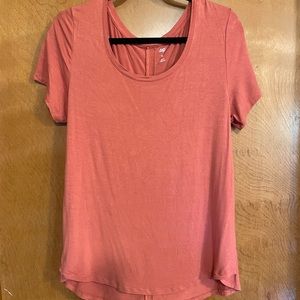 Soft Dip Tshirt Coral Color